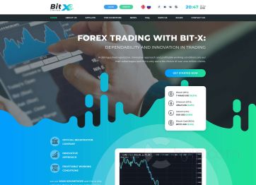 Изображение шаблона BITx HYIP проекта