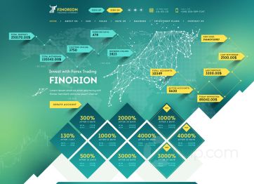 Изображение шаблона Finorion HYIP проекта