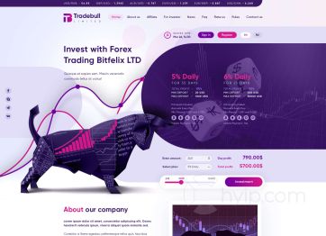 Изображение шаблона Tradebull HYIP проекта