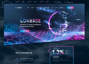 Изображение шаблона Lokerie HYIP проекта